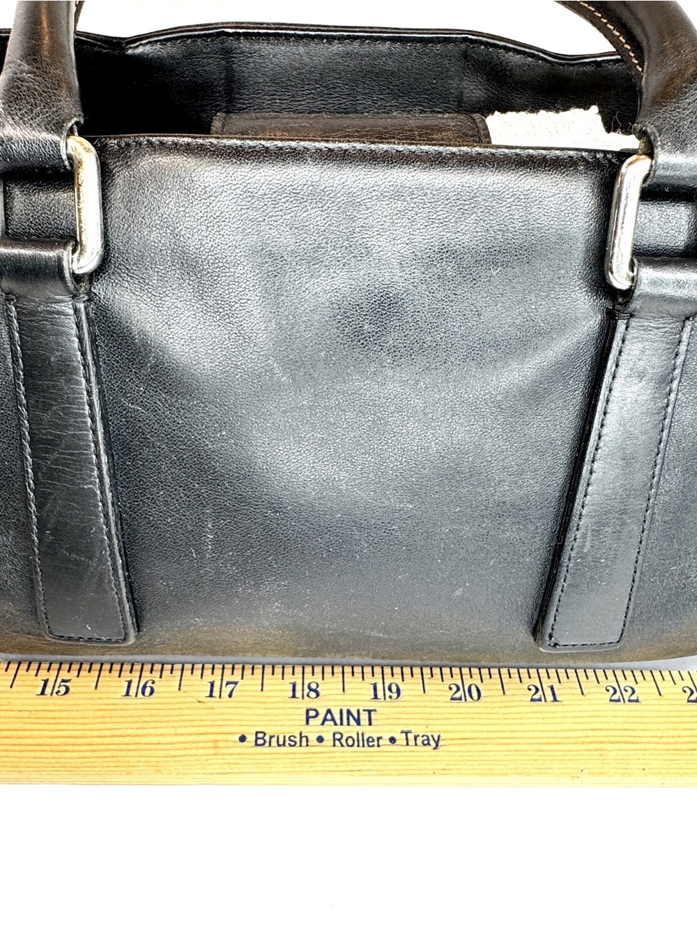 Vintage Coach Bonnie Legacy Satchel Black Glove Tanned Leather Bag 9419 USA - Picture 14 of 16